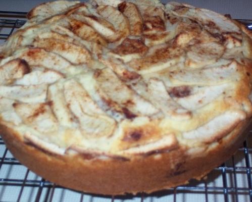 torte tiède aux pommes et au babeurre