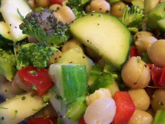 k's salade de légumes aux haricots