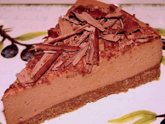 cheesecake au chocolat (non cuit)