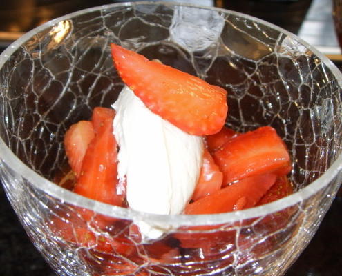 fraises au balsamique