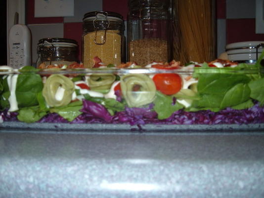 feuilleté d'épinards et de tortellinis