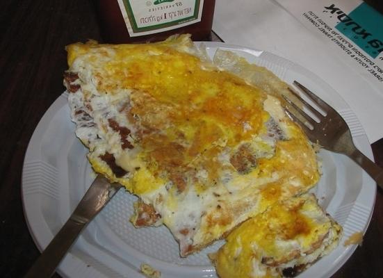 matza de pâque (matzo) omelette
