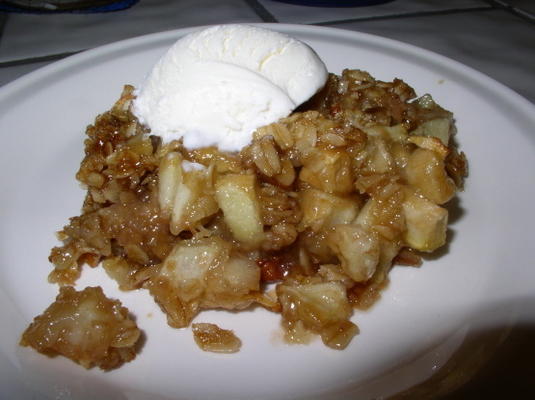 carrés avoine pomme caramel