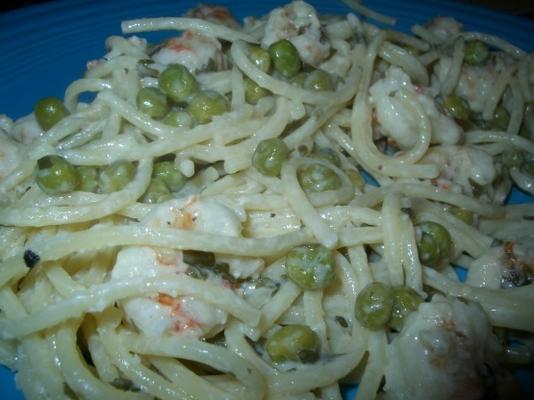 crevettes sautées à la crème de chardonnay-dijon