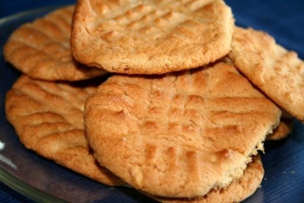 biscuits croisés au beurre d'arachide