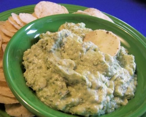Trempette avocat, ciboulette et citron