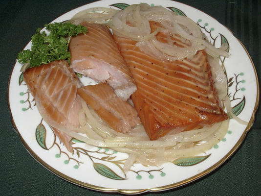 saumon fumé - mariné