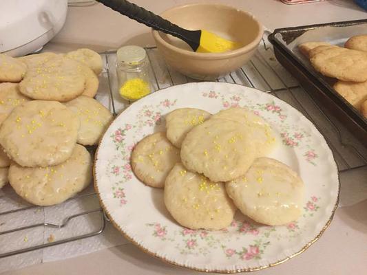 biscuits au citron et à la noix de coco