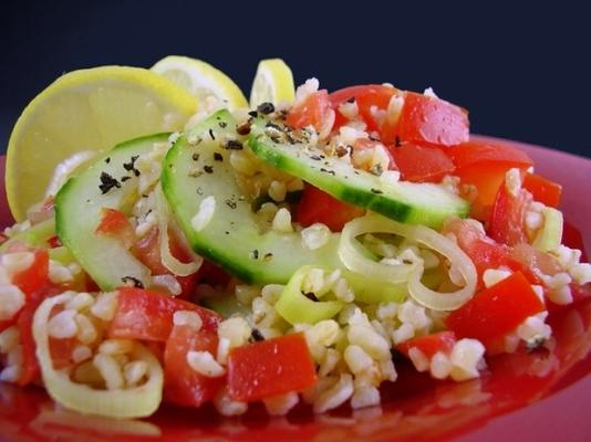salade de tomates et de blé