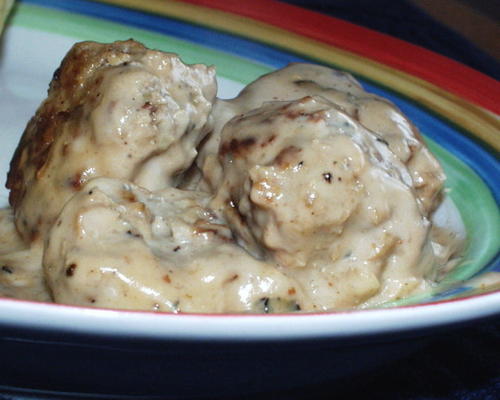 mes propres boulettes de dinde et sauce