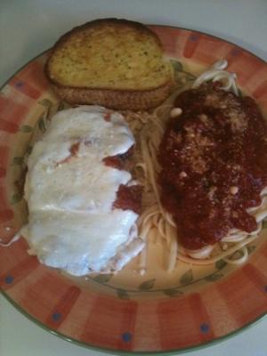 pollo parmigiana (aka poulet parmesan)