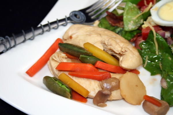 poulet et légumes sechuan