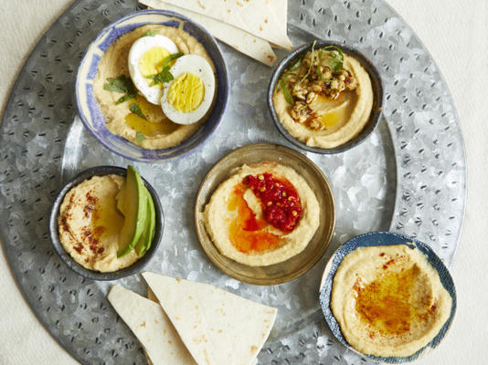 houmous aisé avec variations de saveur