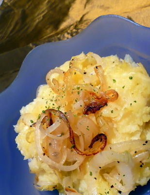 une purée de pommes de terre finlandaise végétarienne