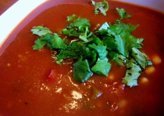 soupe à la tomate mexicaine