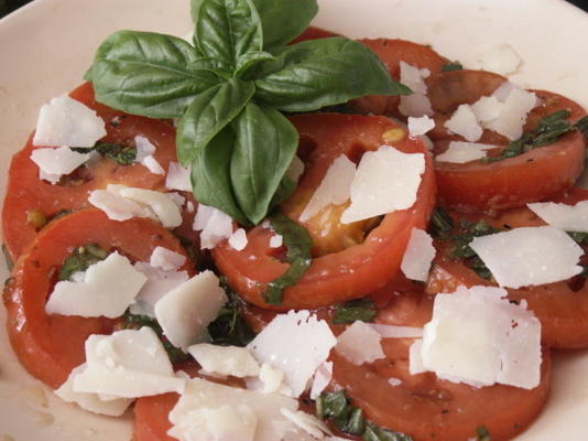 salade de tomates marinées facile