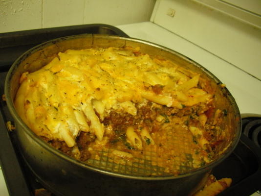 Casserole de boeuf et de pâtes
