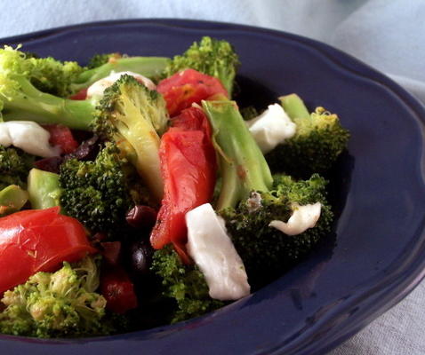 brocoli grec et tomates