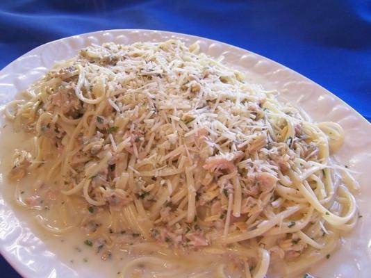 linguine facile et sauce aux palourdes