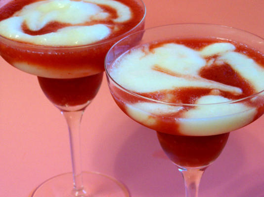 colada à la fraise vierge