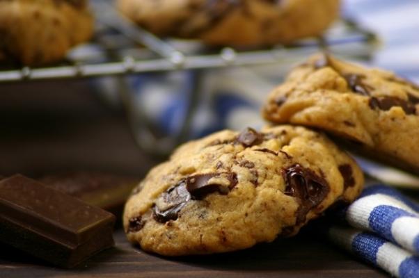 biscuits aux pépites de chocolat bleu-ruban