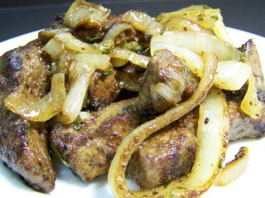 foie de veau vénitien et oignons
