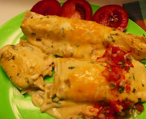 enchiladas faciles au fromage et à la crème sure