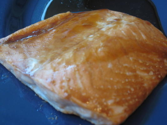 filet de saumon glacé au soja