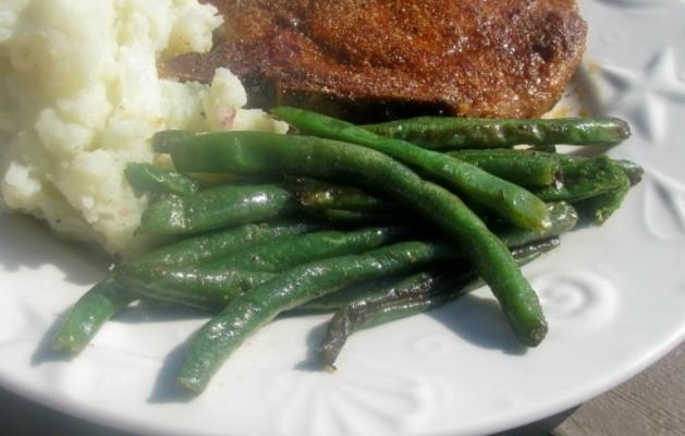 haricots verts cajun grillés