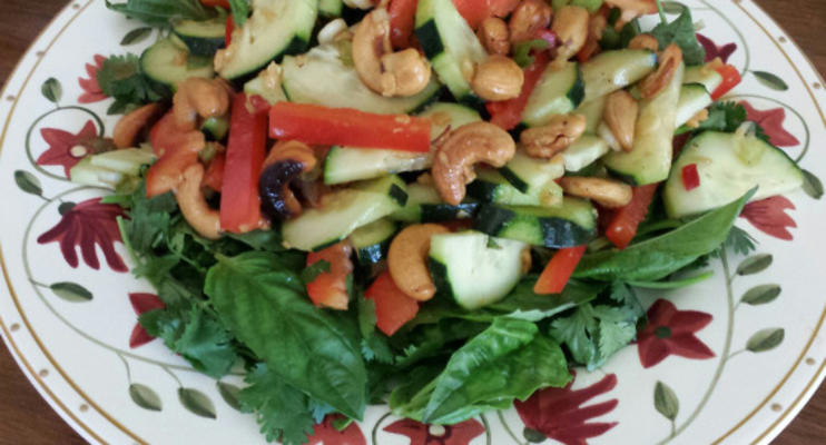 salade thaïlandaise aux noix de cajou