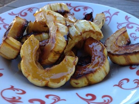 courge delicata glacée à l'érable