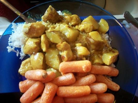 mon curry thaï au poulet