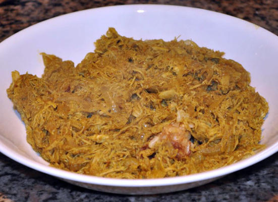 curry sec et épicé