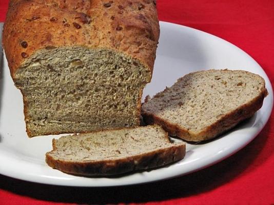 pain de blé entier avec graines de lin et de tournesol - machine à pain