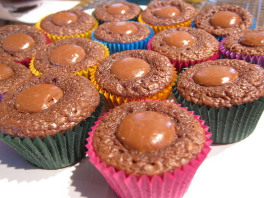 mini nutella brownies-4 ingrédients