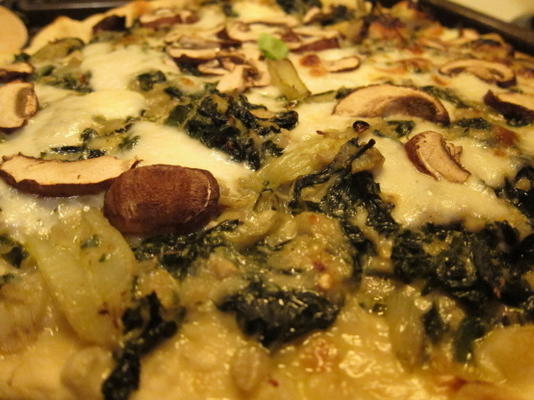 pizza suisse aux artichauts