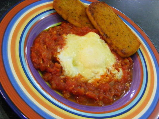 oeuf italien et tomates