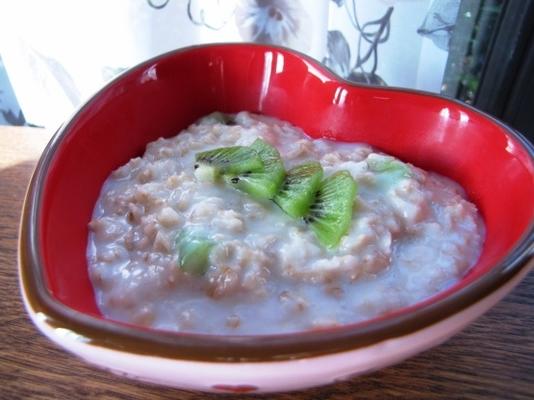 porridge à la noix de coco (avoine)