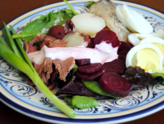 salade de hareng, style suédois