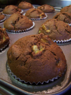 muffin banane au chocolat