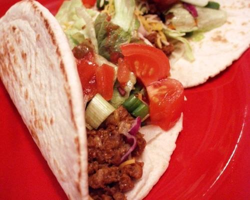 tacos crumble aux légumes