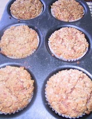 muffins aux dattes garnis de streusel