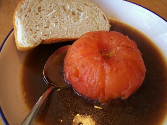 soupe de tomates entières