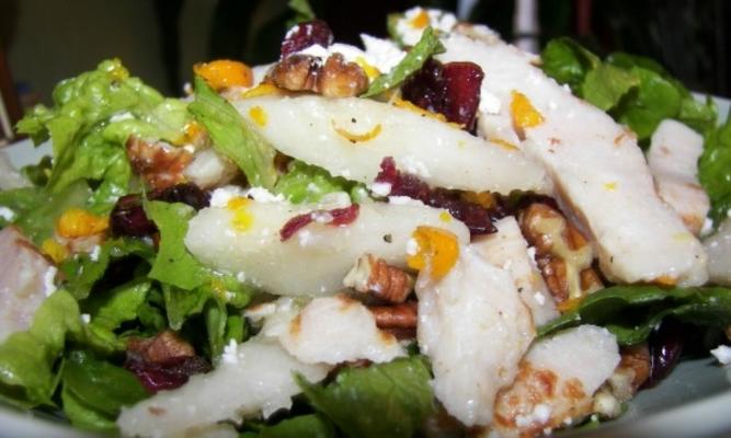 salade poire sucrée et acidulée