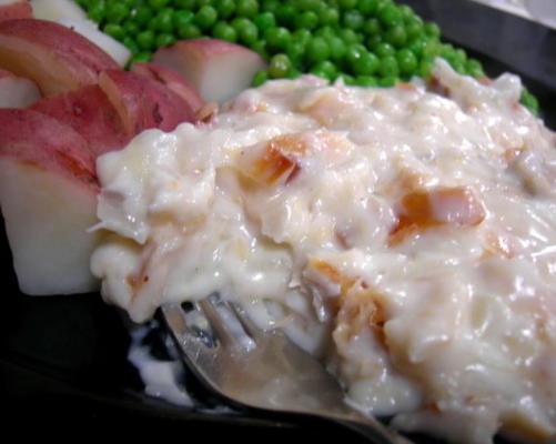 haddie finlandais à la crème (aiglefin fumé)