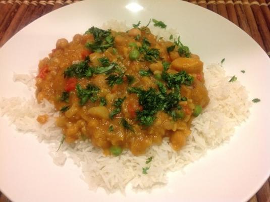 curry de légumes sans hâte