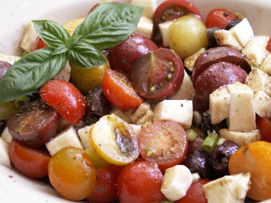 Salade de tomates et de mozzarella