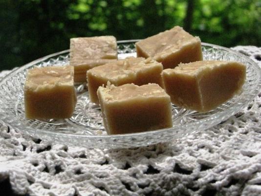 fudge au beurre d'arachide de tante ira