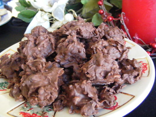 bonbons croustillants au chocolat, à la noix de coco