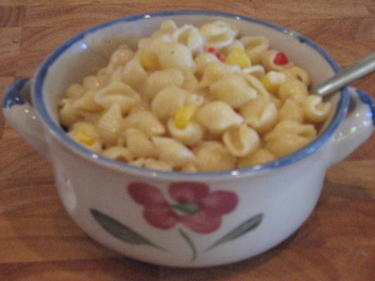 macaroni crémeux avec une torsion